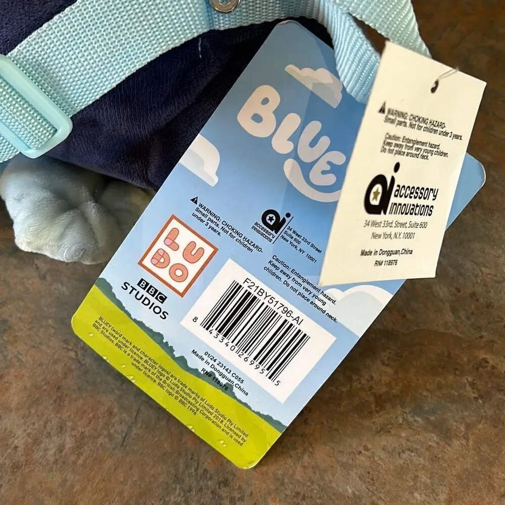 Bluey Plush Backpack LUDO 16”